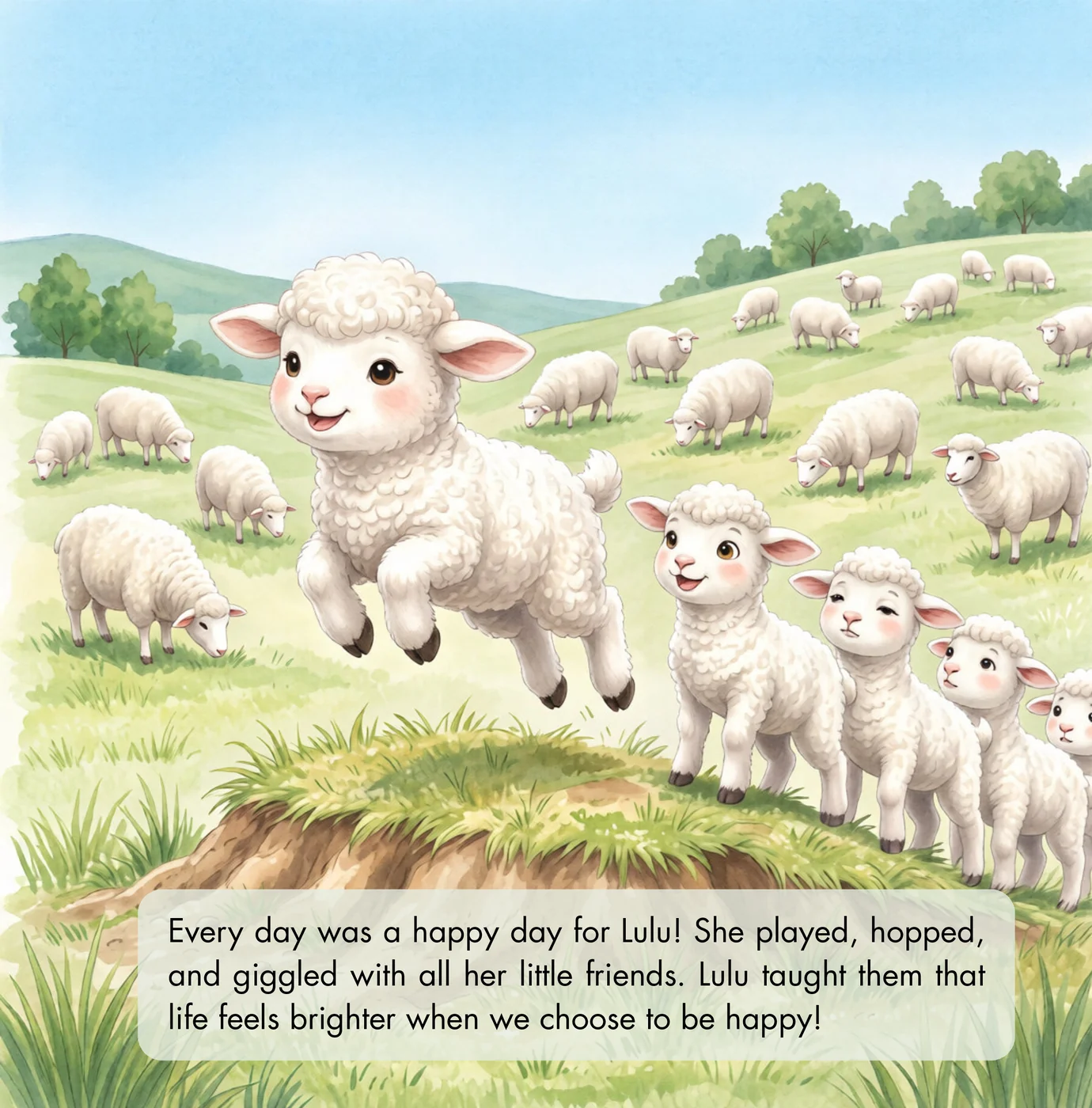 Lulu, the Happy Little Lamb — page preview 4