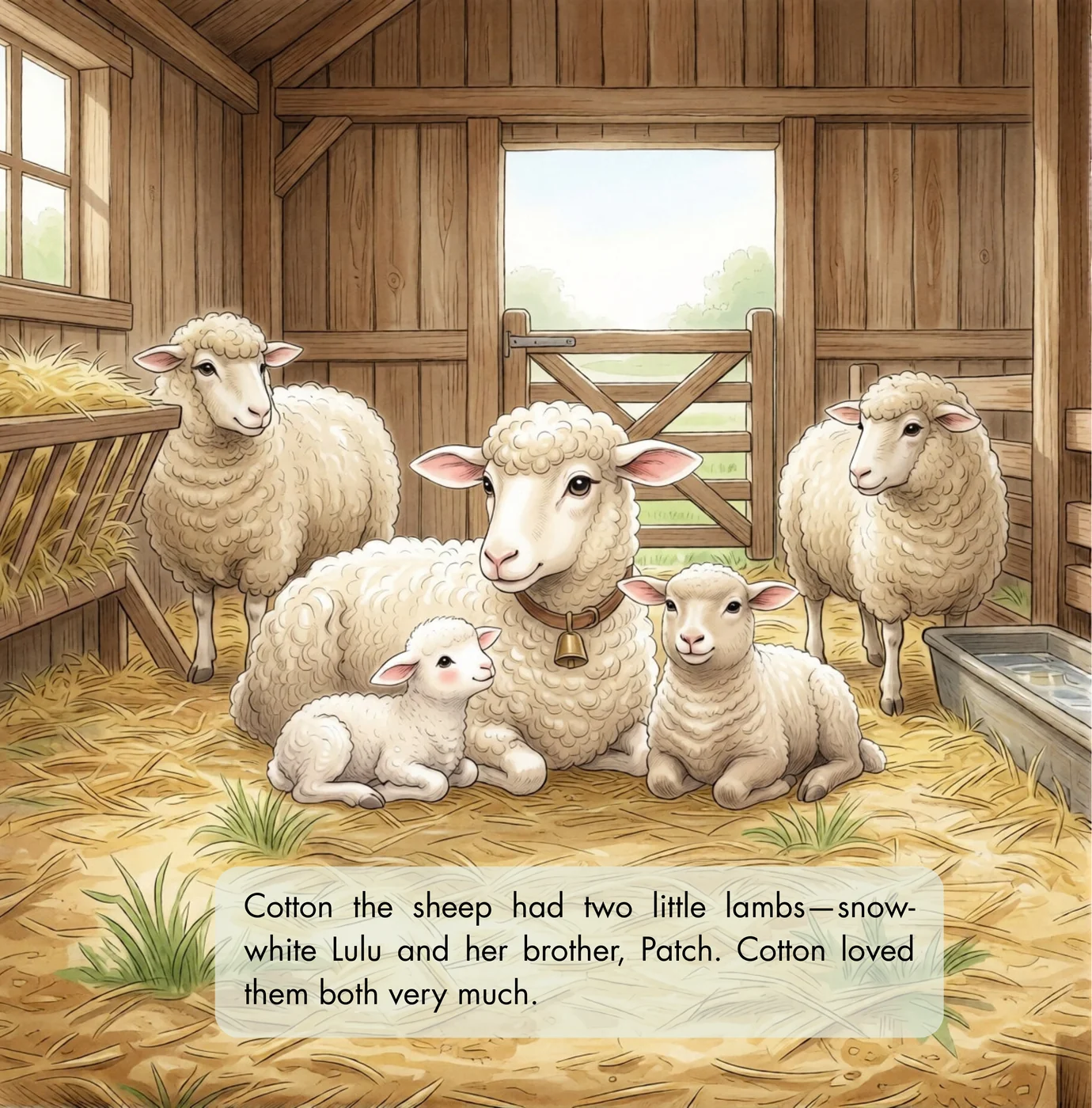 Lulu, the Happy Little Lamb — page preview 2