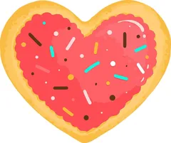 Heart cookie